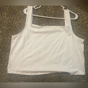 Square neck crop top